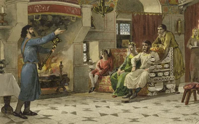 Wohnzimmer des Grafen, 12. Jahrhundert